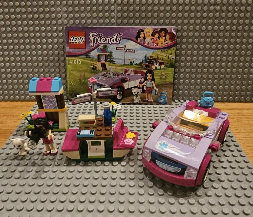 Lego Friends 41013 paarse auto - Emma's sportwagen, Kinderen en Baby's, Speelgoed | Duplo en Lego, Zo goed als nieuw, Lego, Complete set