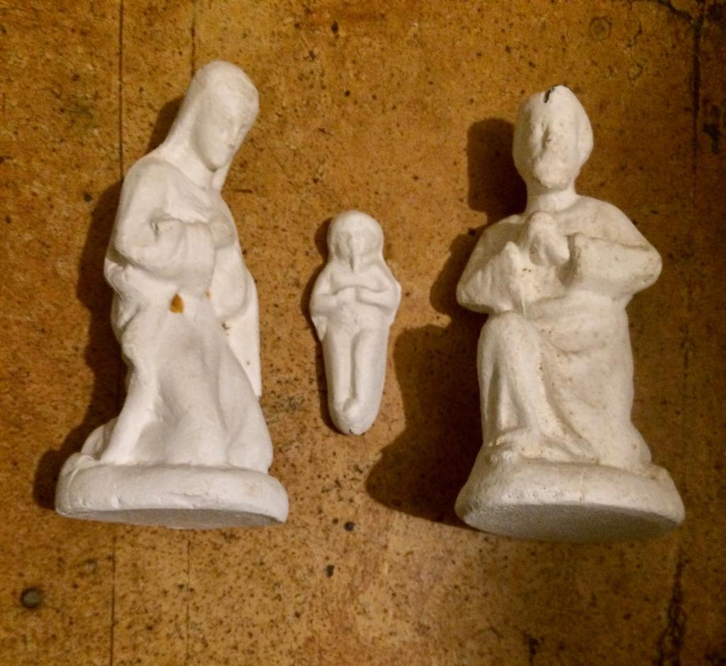 Kerststal van gips, Ophalen of Verzenden, Gebruikt