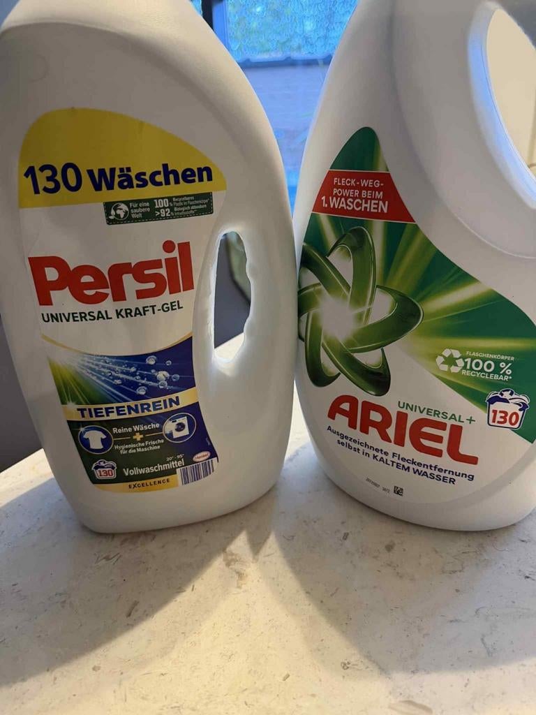 Ariel & Persil – 6 liter | 130 wasbeurten, Ophalen