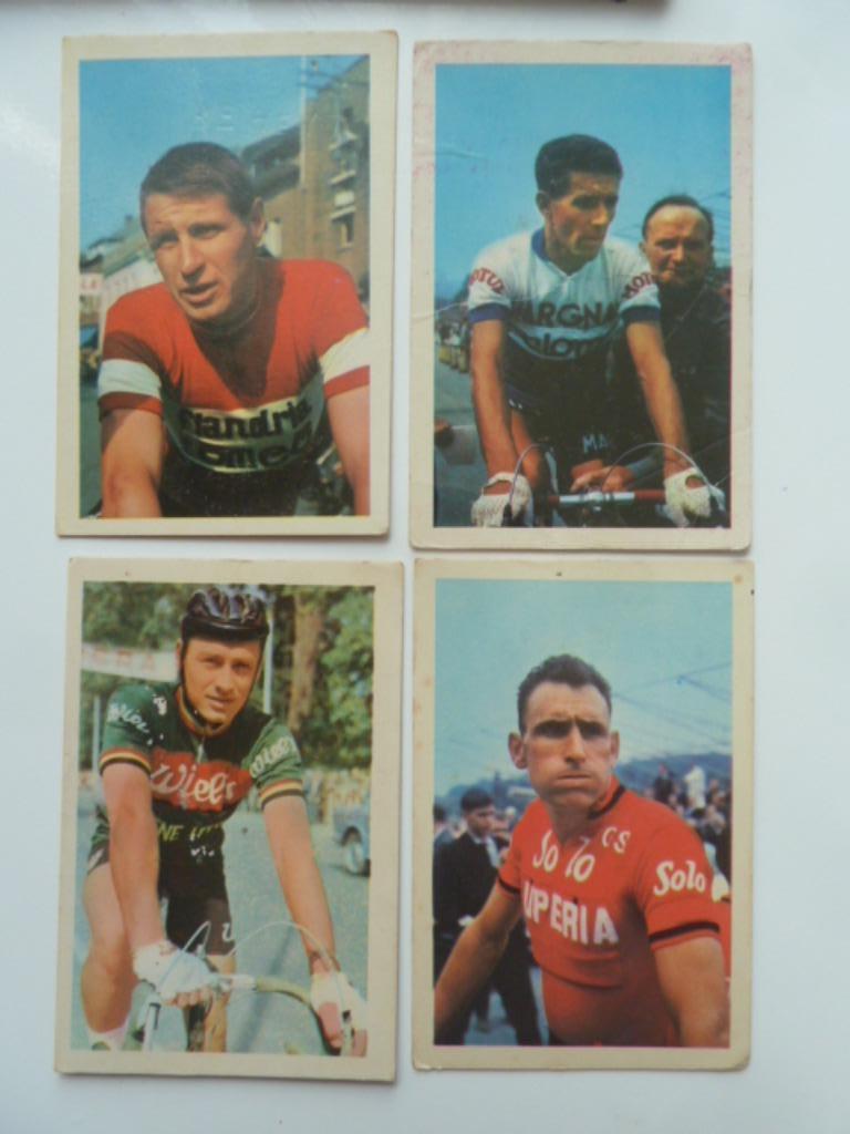 53 Kampioënenkaarten: Gimondi, Sercu, Beheyt, Bahamontes etc, Ophalen of Verzenden, Gebruikt, Poster, Plaatje of Sticker
