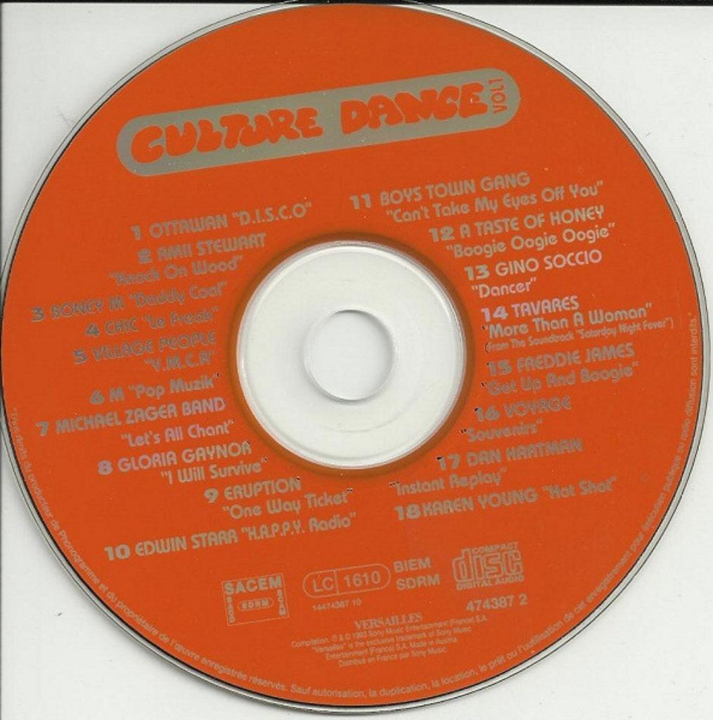 Culture Dance Vol. 1 - Disco-cd 💿 -compilatie, Cd's en Dvd's, Ophalen of Verzenden, Zo goed als nieuw, Disco, Boxset