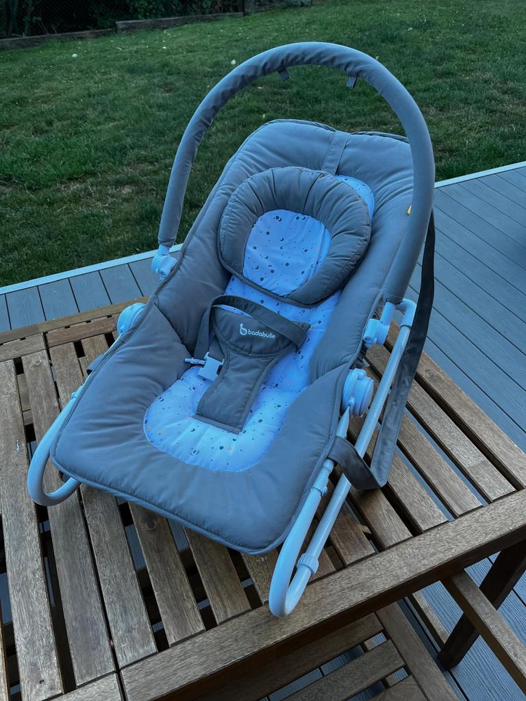 Badabulle Relax - Ligstoel, Kinderen en Baby's, Wipstoeltjes, Ophalen, Zo goed als nieuw, Verstelbaar