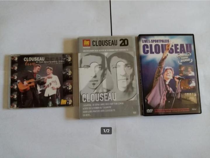 Muziek dvd's en cd's: Clouseau + The Black Eyed Peas 1-4€/st, Ophalen of Verzenden, Gebruikt