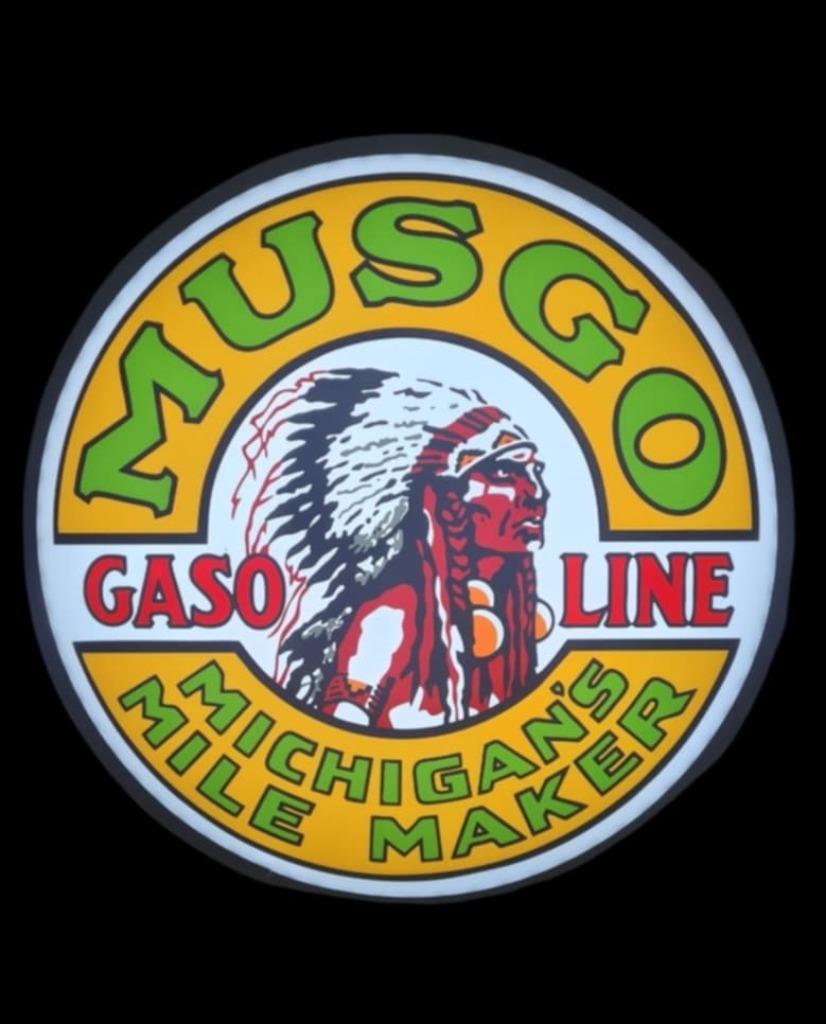 Musgo gasoline wand decoratie reclame lamp en veel andere, Collections, Marques & Objets publicitaires, Enlèvement ou Envoi, Neuf