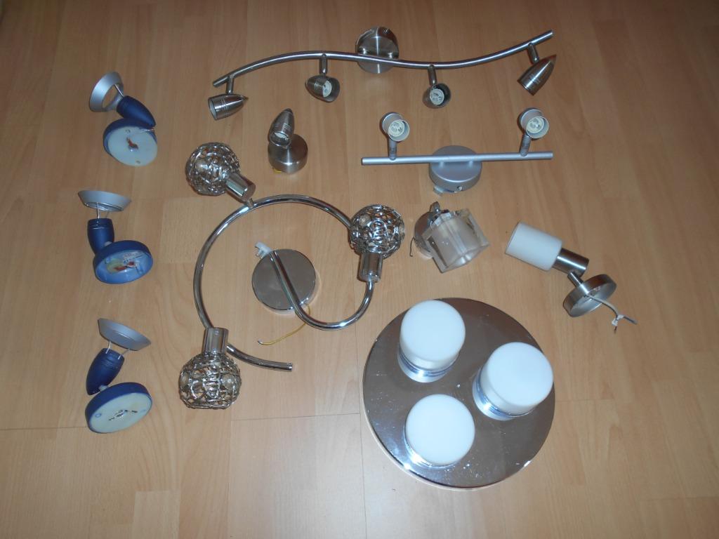LUMINAIRES : spots, rails, plafonniers,....., Enlèvement, Comme neuf