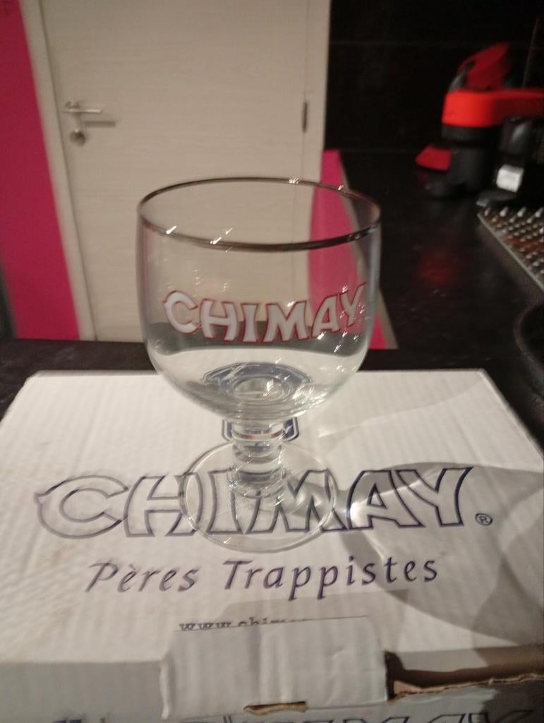 6 Chimay-glazen, Ophalen of Verzenden