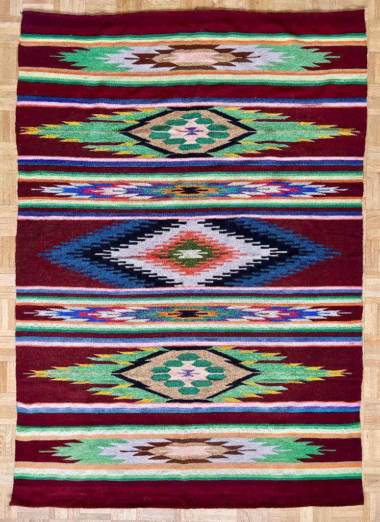 Tapis kilim en laine tissé à la main (133  187 cm), Enlèvement ou Envoi