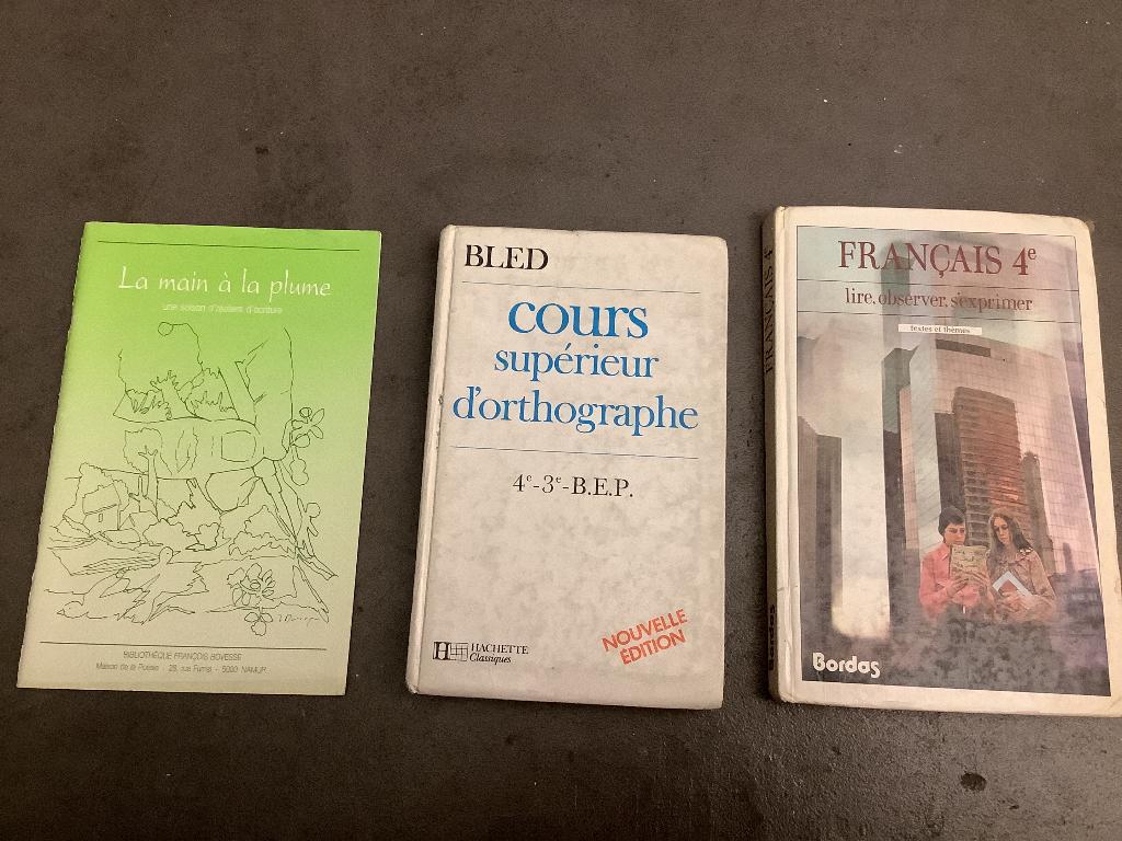 Livres cours supérieur d’orthographe Bled- Français 4 Bordas, Enlèvement ou Envoi, Utilisé, Autres niveaux