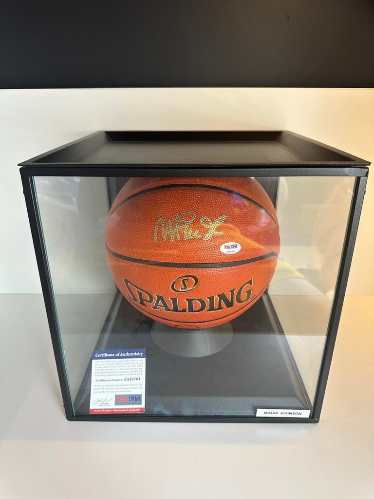 Gesigneerde NBA basketbal door Magic Johnson, Sport en Fitness, Ophalen, Nieuw, Bal