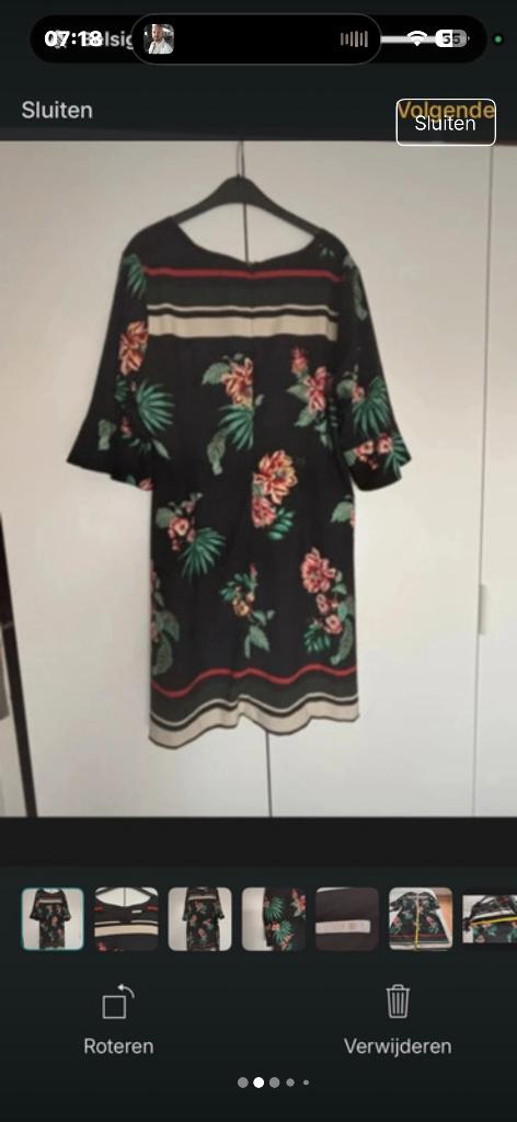 Senso jurk, Kleding | Dames, Jurken, Maat 42/44 (L), Ophalen of Verzenden, Zo goed als nieuw, Onder de knie