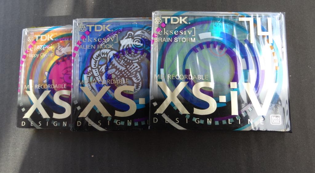 TDK XS-iV Design Line - 3x met H.Cyclop ,Br. Storm & A. Rock, Audio, Tv en Foto, Walkmans, Discmans en Minidiscspelers, Verzenden