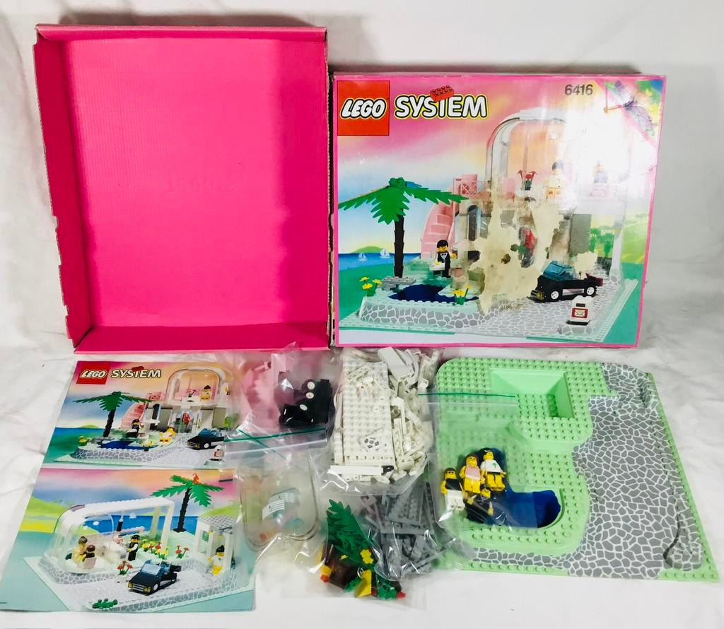 Lego 6416 Poolside paradise 1992 Volledige set, Ophalen of Verzenden, Gebruikt, Lego