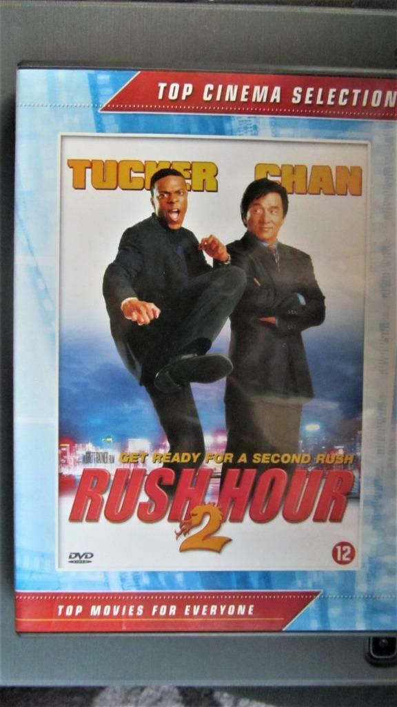DVD ACTIE- RUSH HOUR 2- (JACKIE CHAN- CHRIS TUCKER)., Cd's en Dvd's, Dvd's | Actie, Actiekomedie, Alle leeftijden, Ophalen of Verzenden