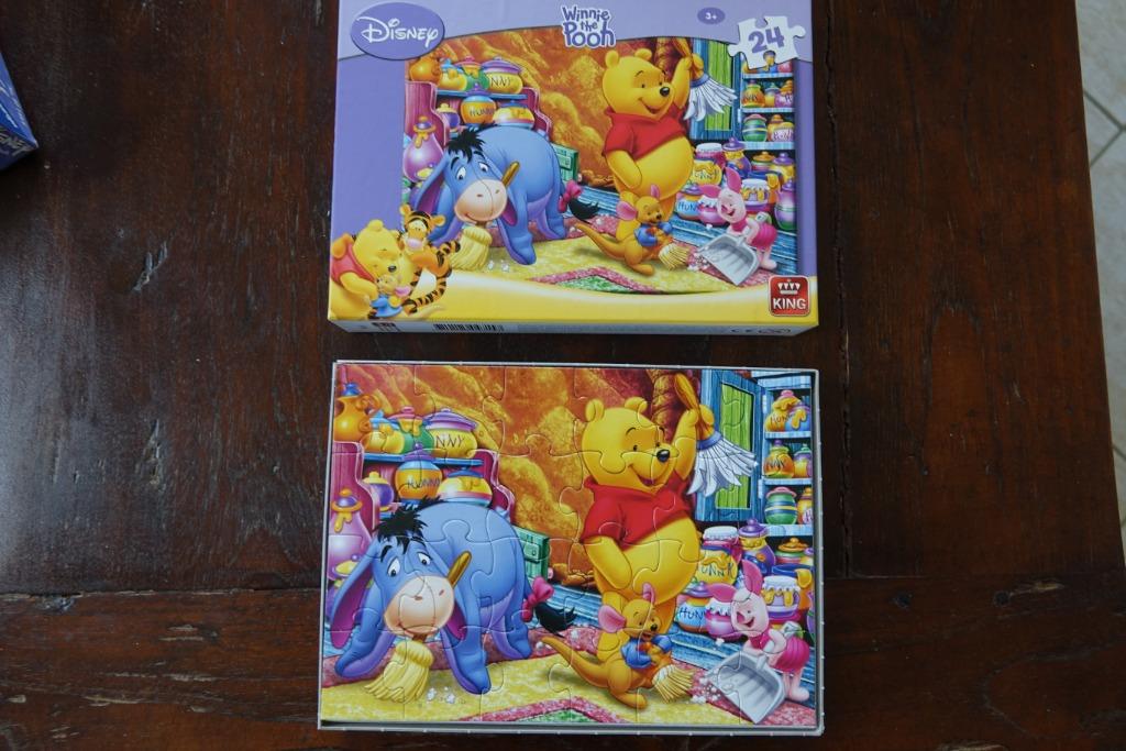 King puzzel 24 stuks Winnie The Pooh, Kinderen en Baby's, Ophalen of Verzenden, 10 tot 50 stukjes, Zo goed als nieuw, 2 tot 4 jaar