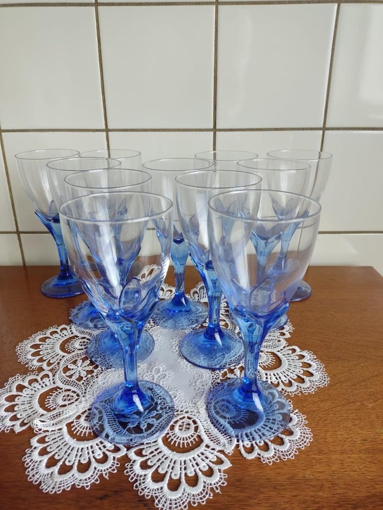 11 glazen €10, Verzamelen, Ophalen, Gebruikt