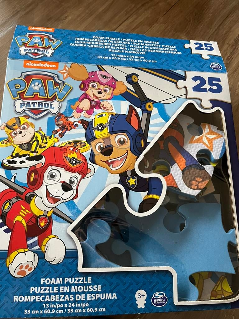 Foam puzzel paw patrol, Kinderen en Baby's, Ophalen, Zo goed als nieuw
