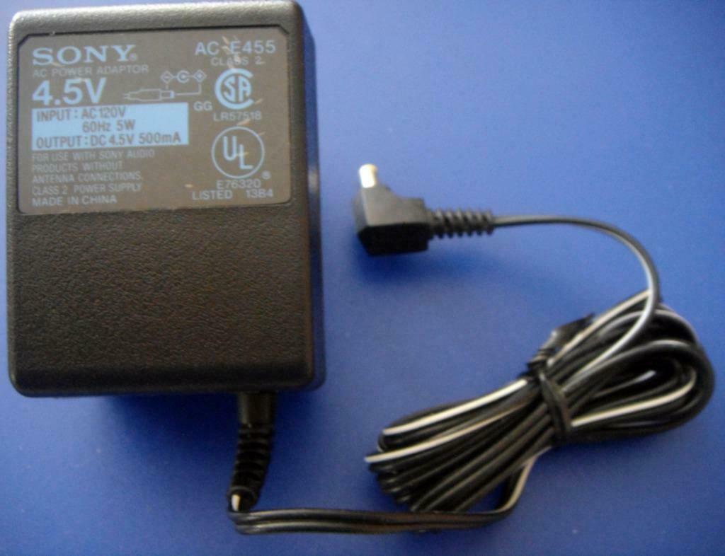 Chargeur power adaptor Sony 4,5V E455, Informatique & Logiciels, Enlèvement ou Envoi, Comme neuf
