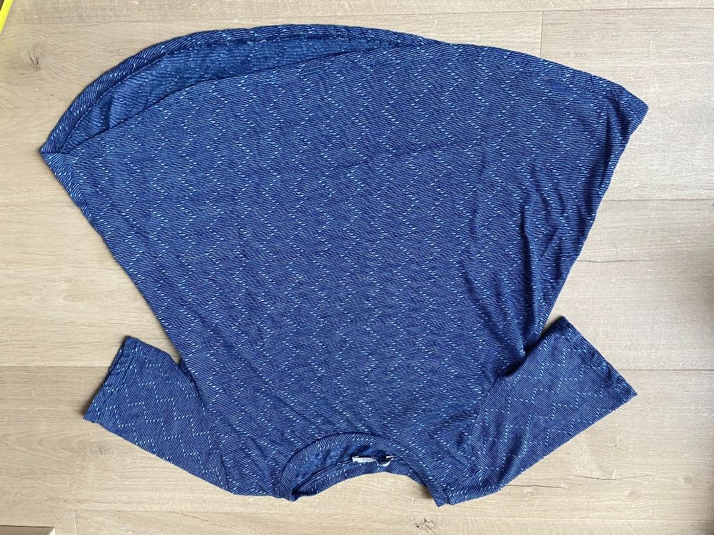 zara blauwe losse tshirt maat S, Blauw, Zara, Ophalen of Verzenden, Korte mouw