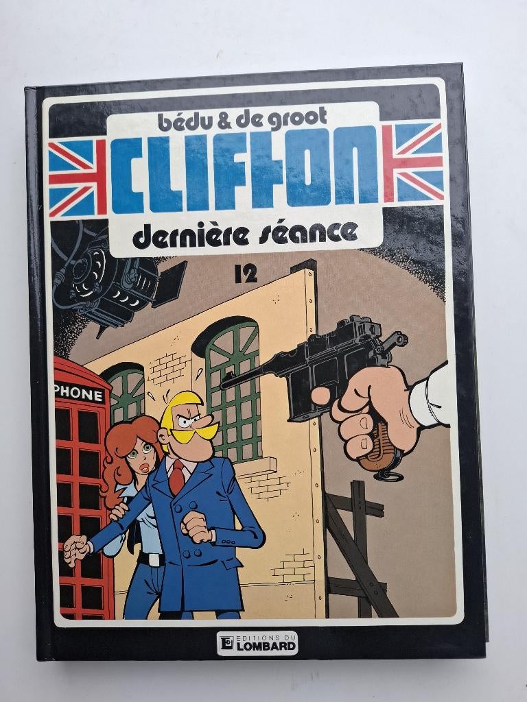 CLIFTON TOME 12 "DERNIERE SEANCE" BEDU TBE EO 1988, Boeken, Stripverhalen, Zo goed als nieuw, Eén stripboek, Ophalen of Verzenden