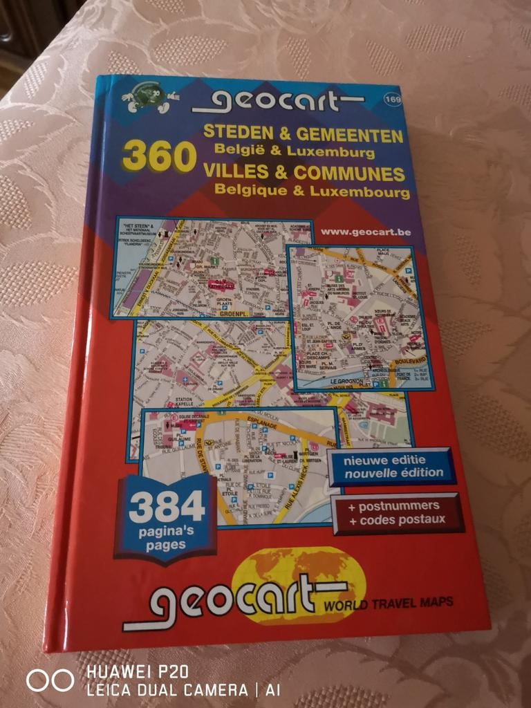 Stedenatlas Belgie & Luxemburg = Atlas des villes Belgique &, Livres, Enlèvement ou Envoi