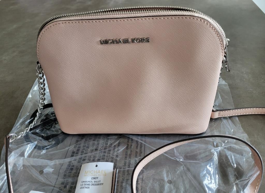 Michael Kors handtas Cindy lichtroze, Ophalen, Zo goed als nieuw