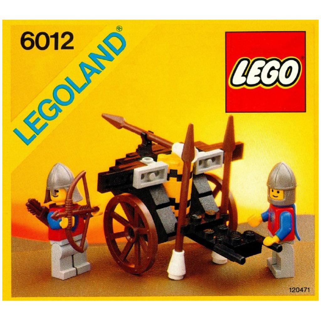 LEGO Castle Lion Knights 6012 Siege Cart MET DOOS, Enlèvement ou Envoi, Comme neuf, Ensemble complet, Lego