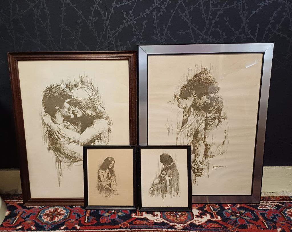 Vintage litho's Leo Jansen, Enlèvement