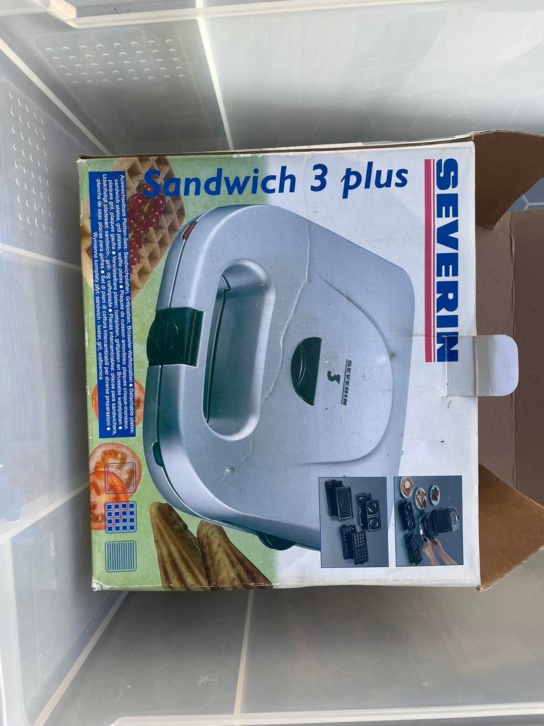 Gaufrier - croque monsieur - grill appareil 3 en 1, Enlèvement