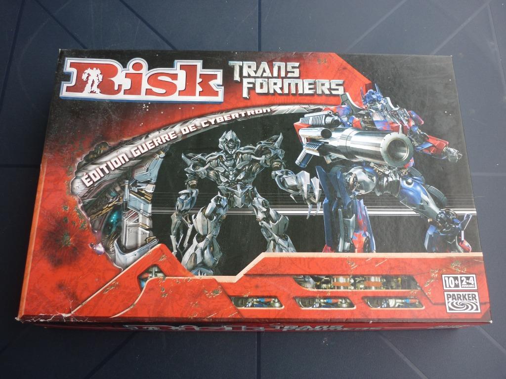 Jeu de société - Risk Transformers - Parker, Trois ou quatre joueurs, Enlèvement ou Envoi, Utilisé, Parker