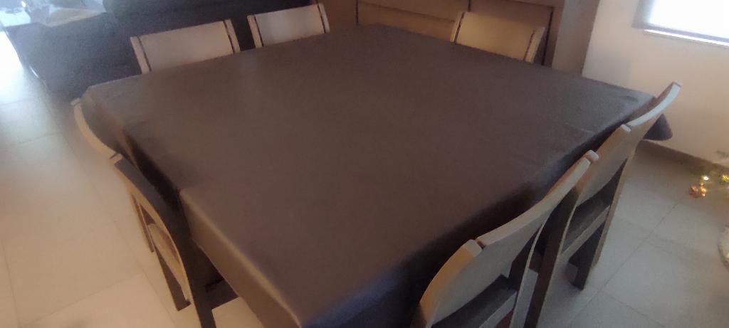 Afwasbaar tafellaken (tafel 140x140), Ophalen of Verzenden, Zo goed als nieuw, Vierkant, Binnen