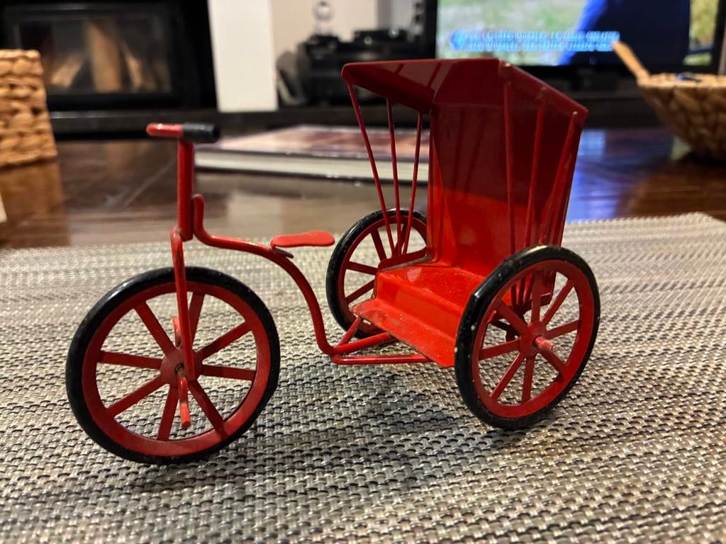 vélo tuk tuk pousse pousse (rickshaw) en métal,, Ophalen, Gebruikt, Overige typen