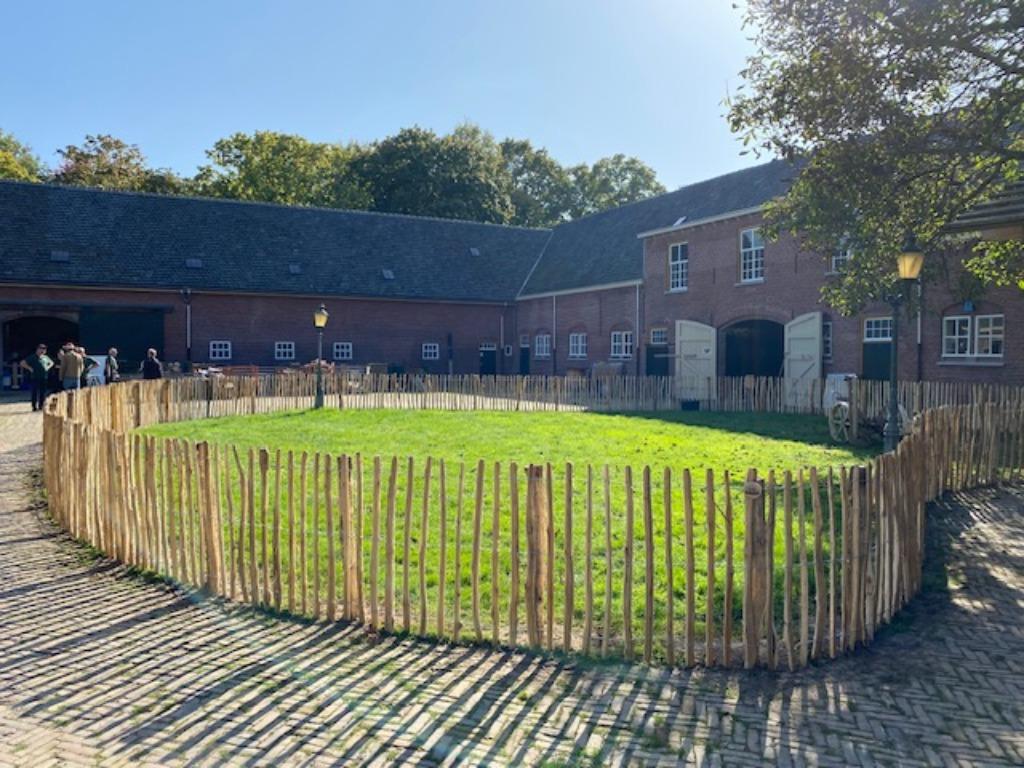 Schapenhek kastanje hekwerk robinia palen vlechtscherm, Tuin en Terras, Ophalen of Verzenden, Nieuw, Hout, Tuinhek
