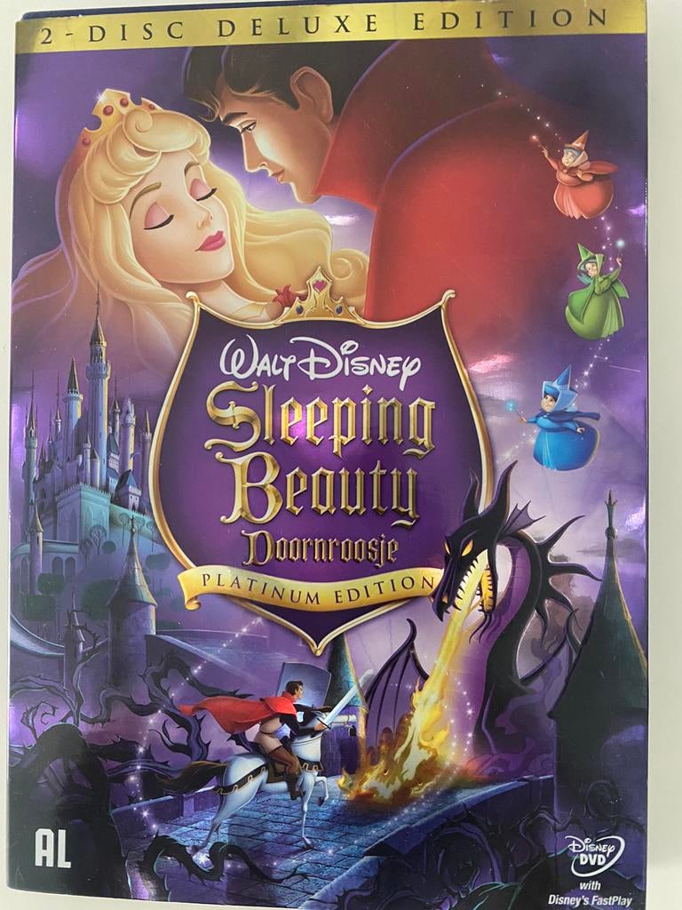 DVD sleeping beauty/de schone slaapster, Ophalen of Verzenden, Zo goed als nieuw