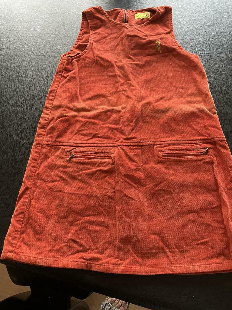 Oranje kleedje 12 j, Gebruikt, Meisje, Ophalen of Verzenden, Les filles tcf