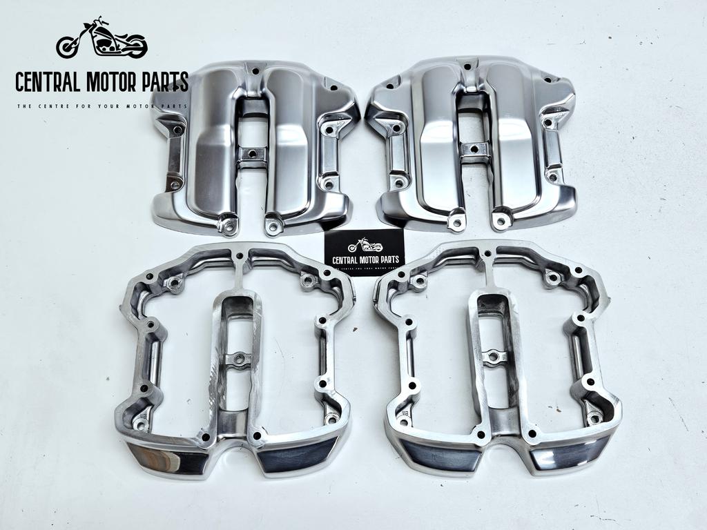 Couvercle Rockerbox + bas en chrome satiné Milwaukee Eight, Enlèvement ou Envoi, Utilisé