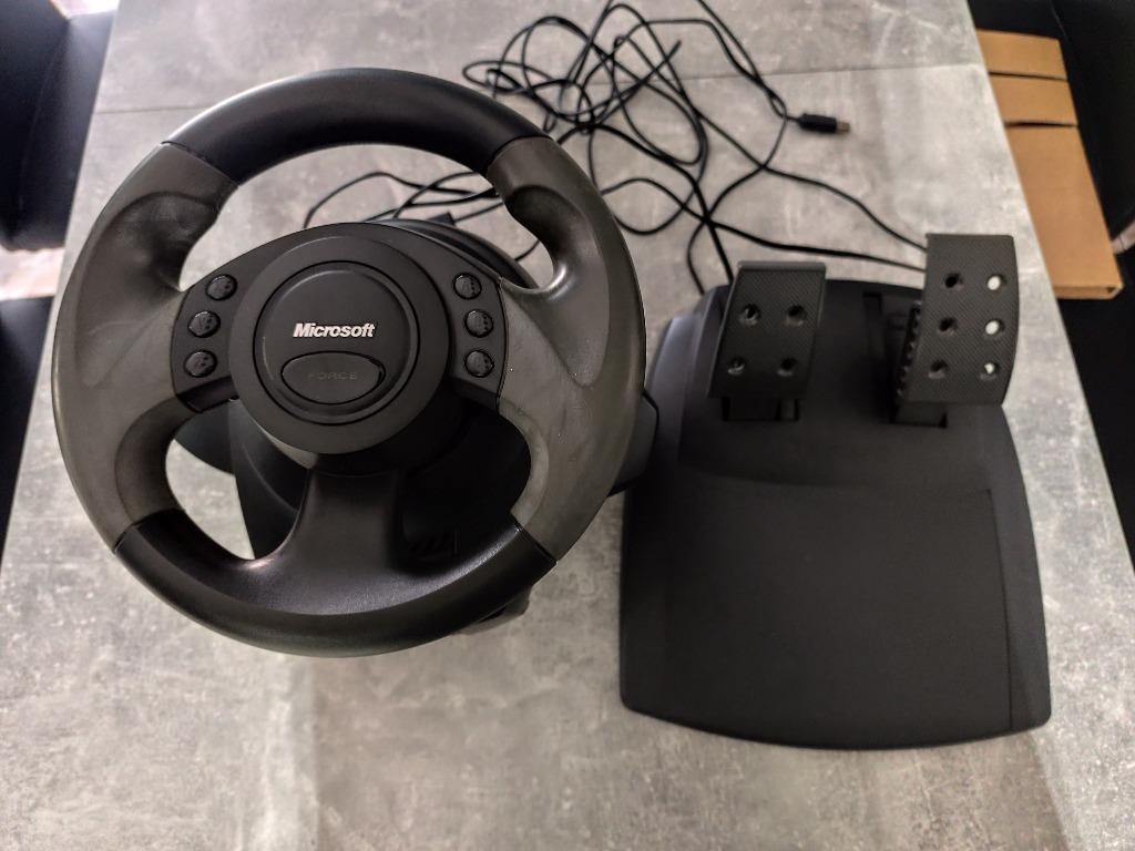 volant microsoft sidewinder pc, Informatique & Logiciels, Joysticks, Utilisé, Enlèvement ou Envoi