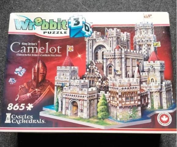 Puzzle 3D Wrebbit - Le château du roi Arthur, Hobby & Loisirs créatifs, Enlèvement, 500 à 1500 pièces, Neuf, Rubik's Cube ou Puzzle 3D