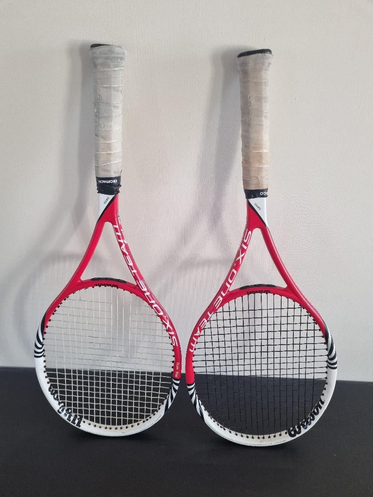 Wilson Six.One Team 95 – Controle & Precisie Verlaagde prijs, Sport en Fitness, Tennis, Ophalen, Gebruikt, L4, Wilson