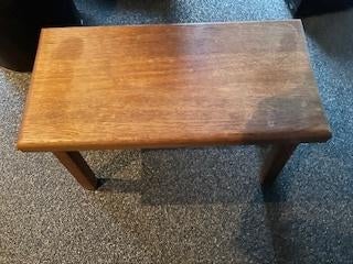 eiken bijzettafeltjes, Eiken stijl, Moins de 55 cm, Enlèvement, Utilisé