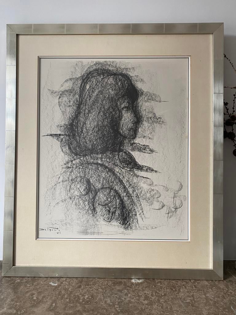 Tekening van Charles Deporte, Ophalen of Verzenden