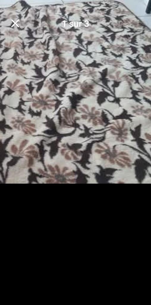 Couverture en pure laine, Enlèvement
