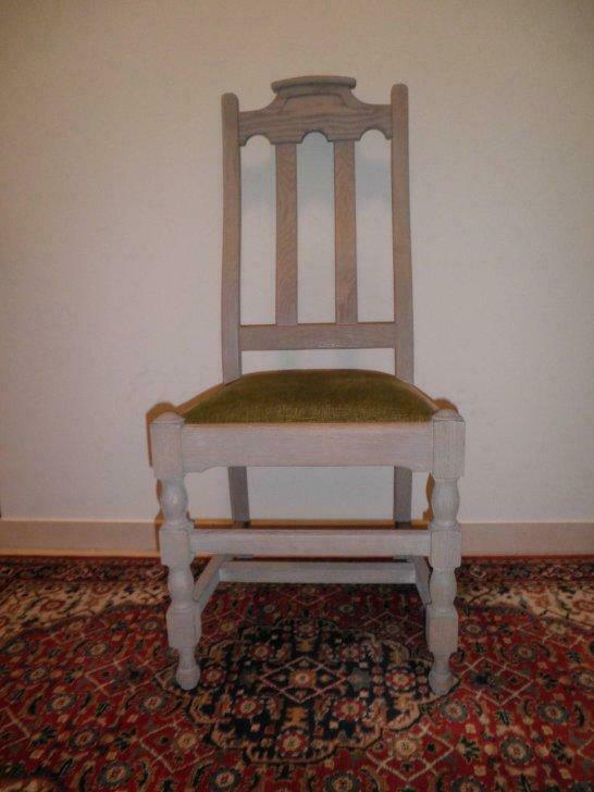 6 massief eiken stoelen, Enlèvement, Utilisé, Bois