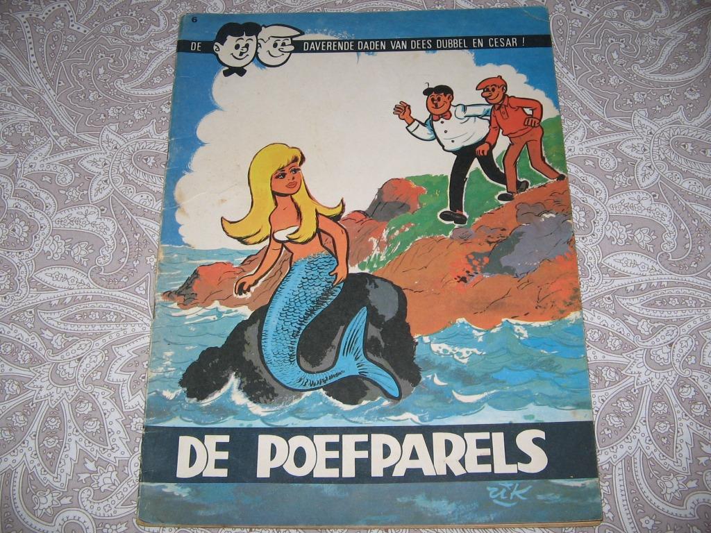 Dees dubbel+Cesar nr 6: De poefparels - 1 druk, Gelezen, Eén stripboek, Ophalen of Verzenden, Rik leeman