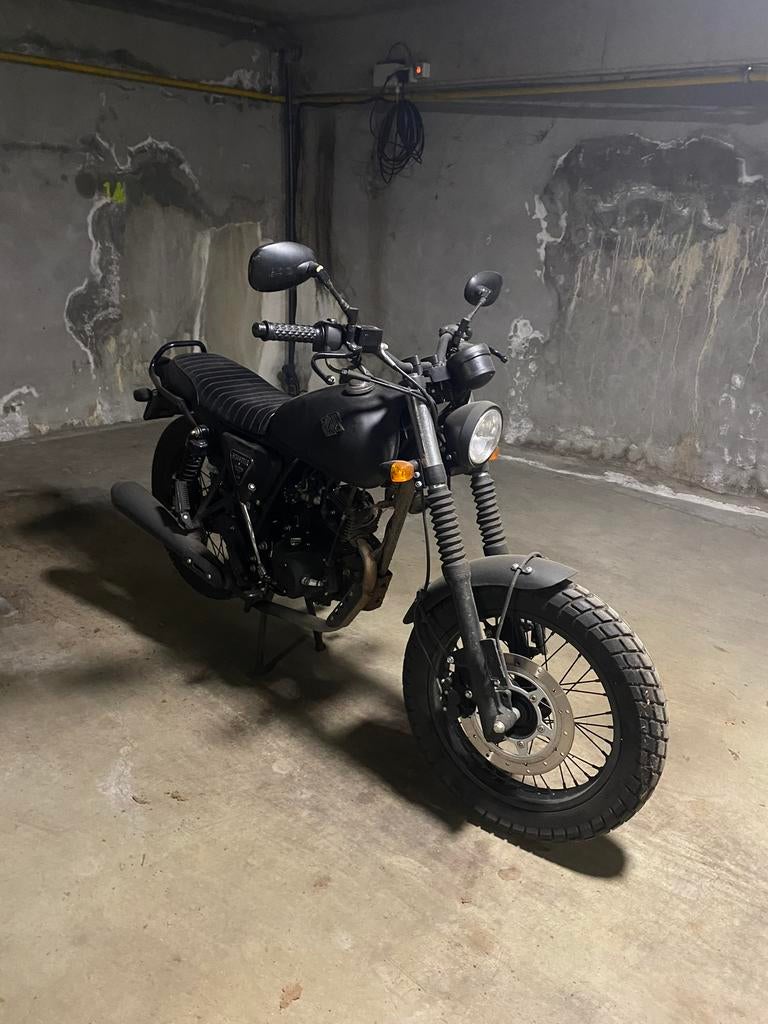 Archive Scrambler 50cc Zwart 2020 model, Ophalen, Gebruikt, 49 cc, Klasse B (45 km/u)