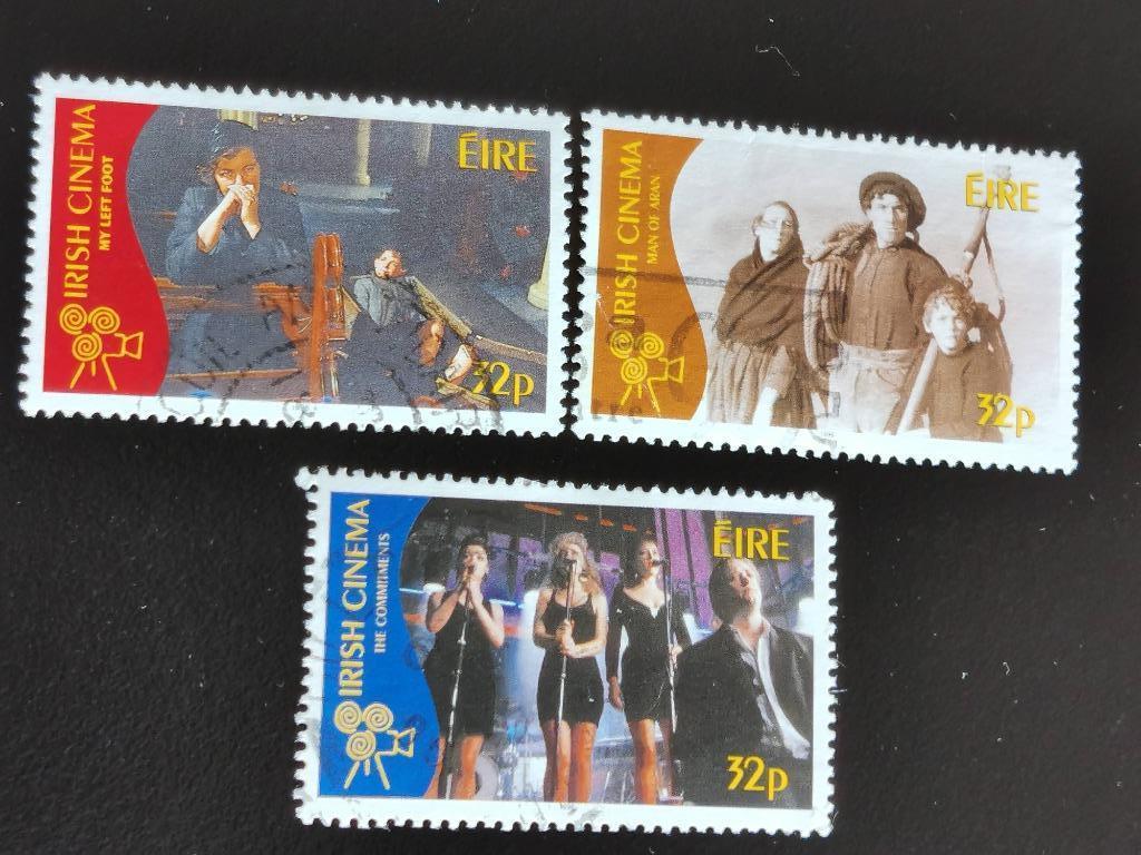Ierland 1996 - 100 jaar cinema in Ierland, Postzegels en Munten, Postzegels | Europa | Overig, Ophalen of Verzenden, Ierland, Gestempeld