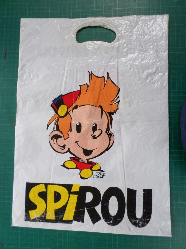 Spirou et Petit Spirou - sac plastique -, Collections, Enlèvement ou Envoi, Gaston ou Spirou, Utilisé, Autres types