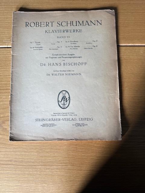 Robert Schumann — Klavierwerke, Band VI, Musique & Instruments, Partitions, Utilisé, Artiste ou Compositeur, Classique, Piano