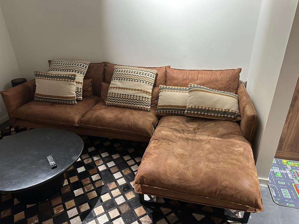 Zetel in goeie staat met kussens, Huis en Inrichting, Ophalen, Zo goed als nieuw