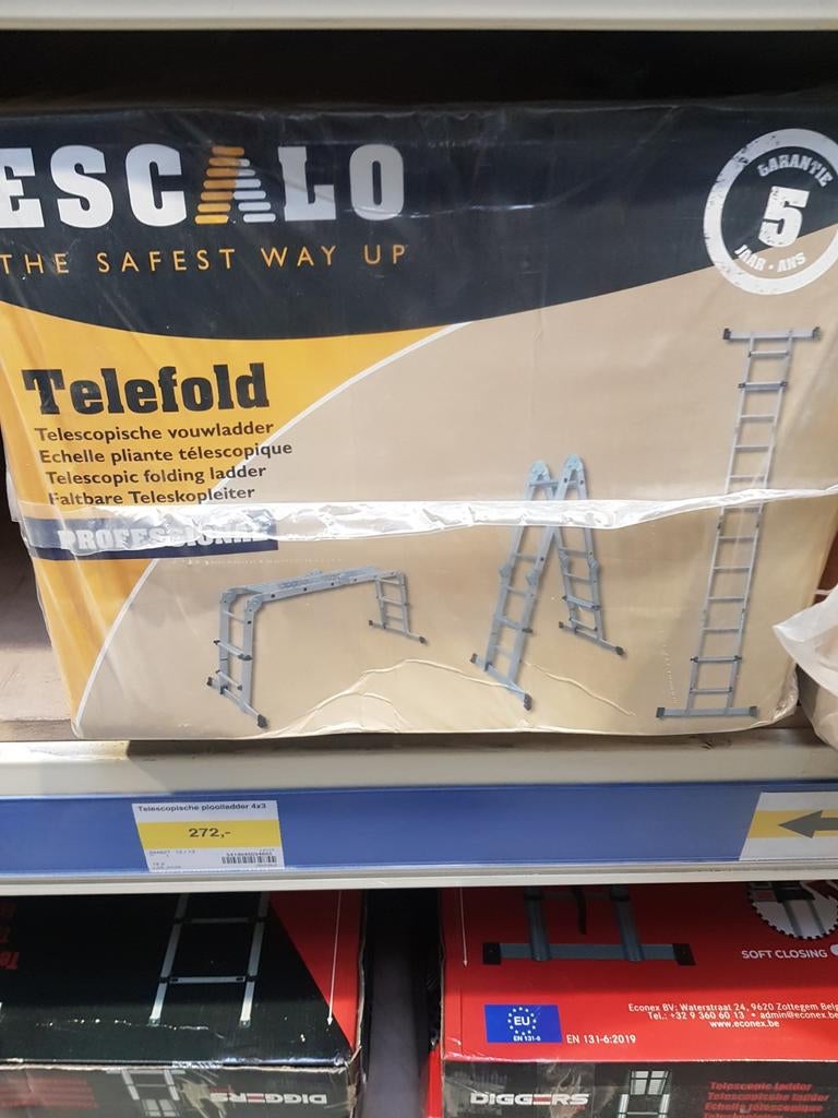 Multifunctioneel ladder Escalo nieuwe in verpakking, Ophalen, Ladder