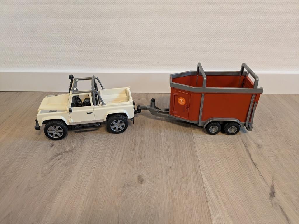 Bruder auto met aanhangwagen, Enlèvement, Comme neuf